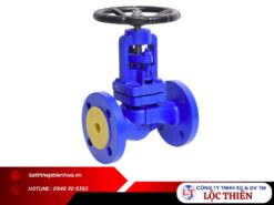 Van cầu gang mặt bích