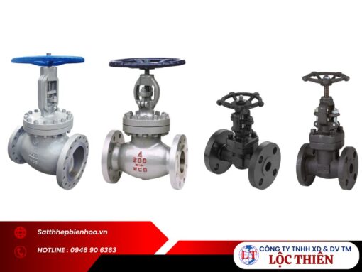 Van cầu thép mặt bích