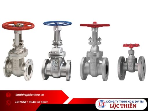 Van cửa inox mặt bích