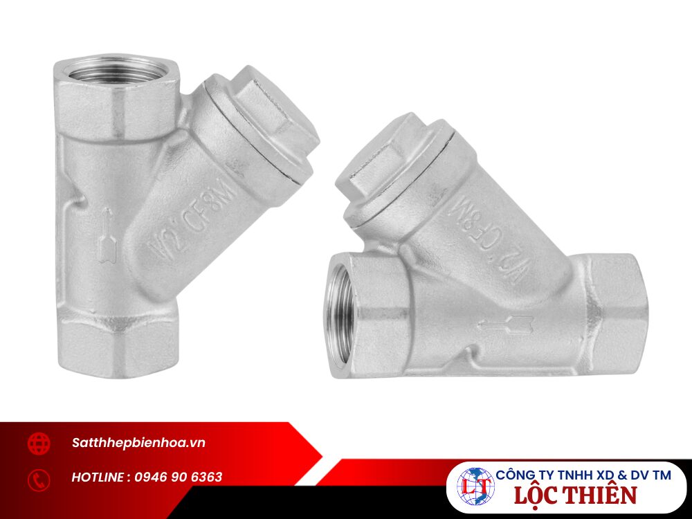 Y lọc inox lắp ren