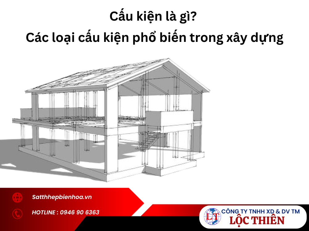 Cấu kiện là gì Các loại cấu kiện phổ biến trong xây dựng