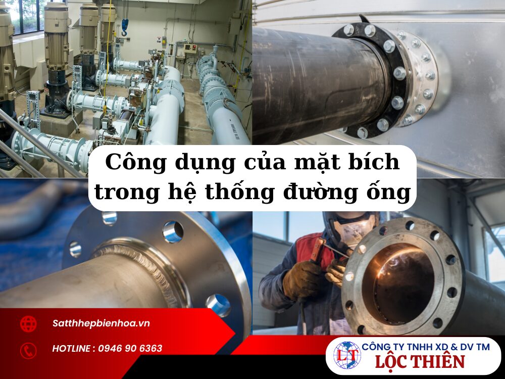 Công dụng của mặt bích trong hệ thống đường ống công nghiệp