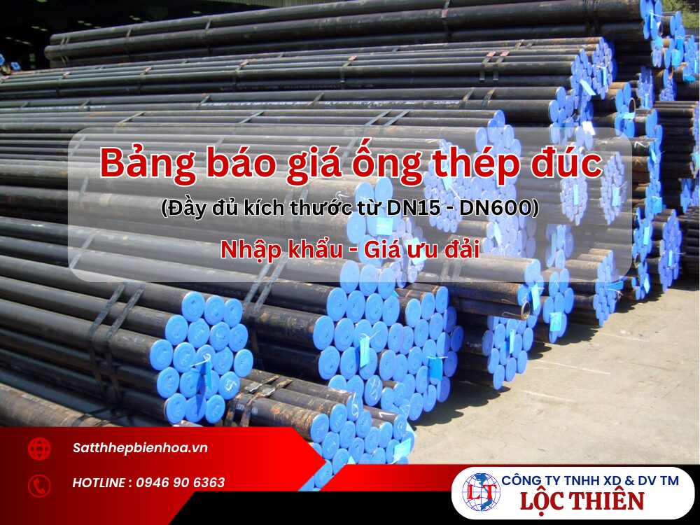 Bảng giá ống thép đúc