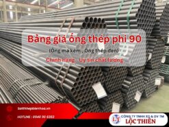 Bảng giá ống thép phi 90