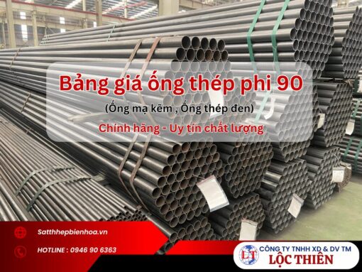 Bảng giá ống thép phi 90