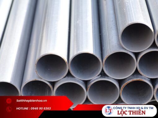 Ống thép mạ kẽm phi 49