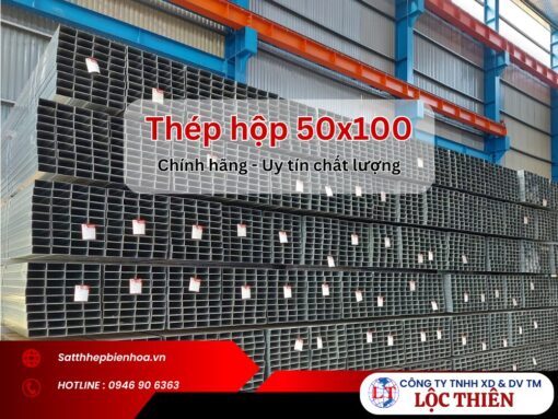 Thép hộp 50x100