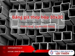 Bảng giá sắt hộp 30x30