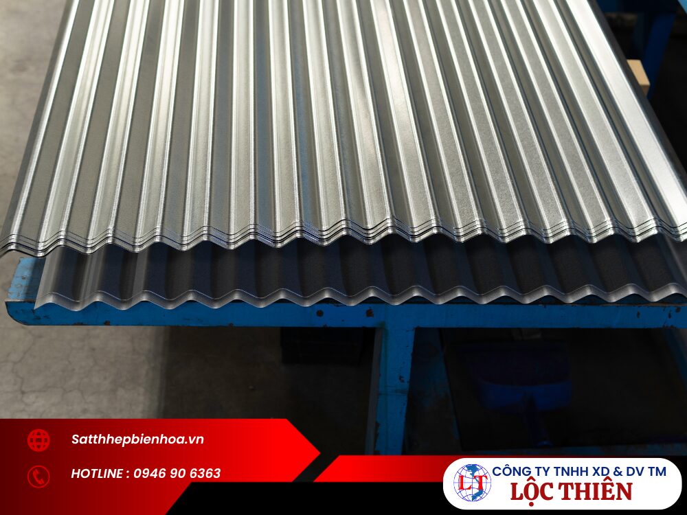 Sản xuất tôn lợp, tôn mạ kẽm